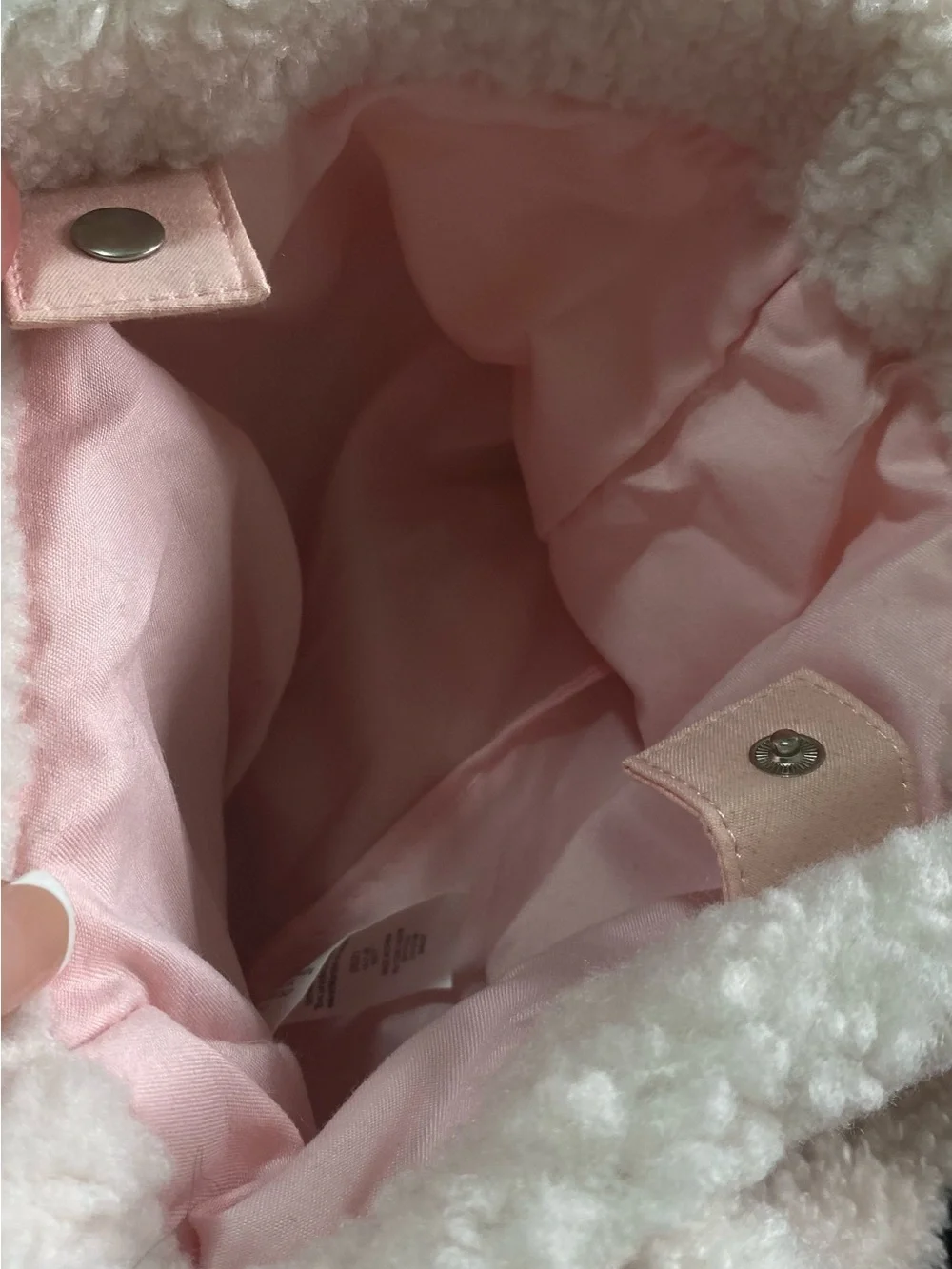 NWT🎉 Primark Plush Heart Tote Bag for Kids - Pink